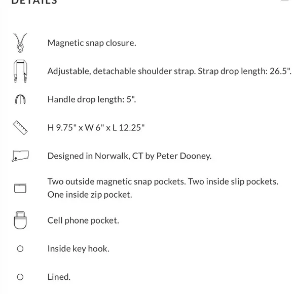 Dooney & Bourke Art Deco Brenna - Picture 3 of 7